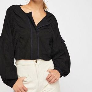 FREE PEOPLE - Day Dreaming Blouse Top - Size Medium